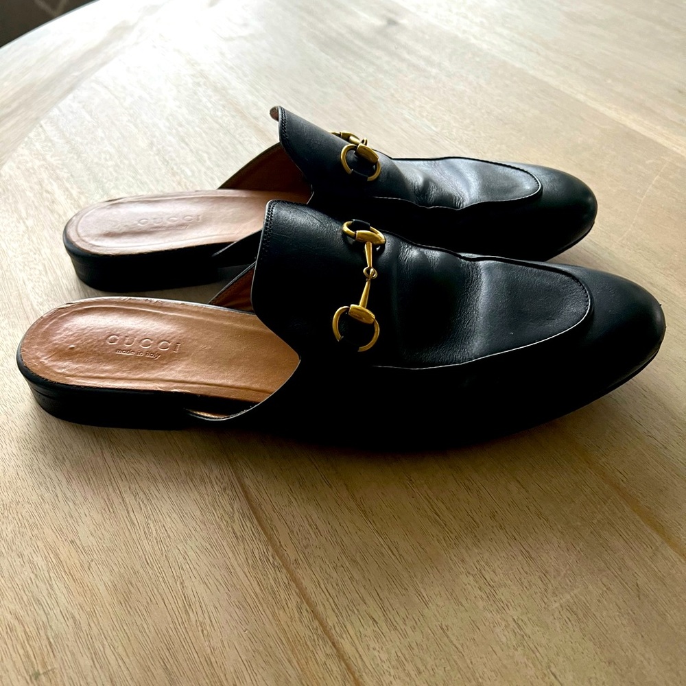 Gucci Horsebit Princeton Slide Black Size 39.5